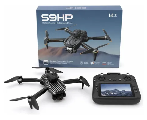 Dron S9HP compacto con control remoto incluido