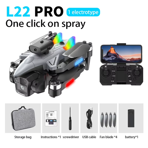 Dron L22 Pro con GPS y cámara HD para fotografía aérea