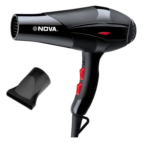 Secador NOVA NV-6581 mostrando concentrador y difusor incluidos